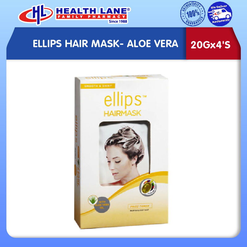 ELLIPS HAIR MASK- ALOE VERA (20Gx4'S)
